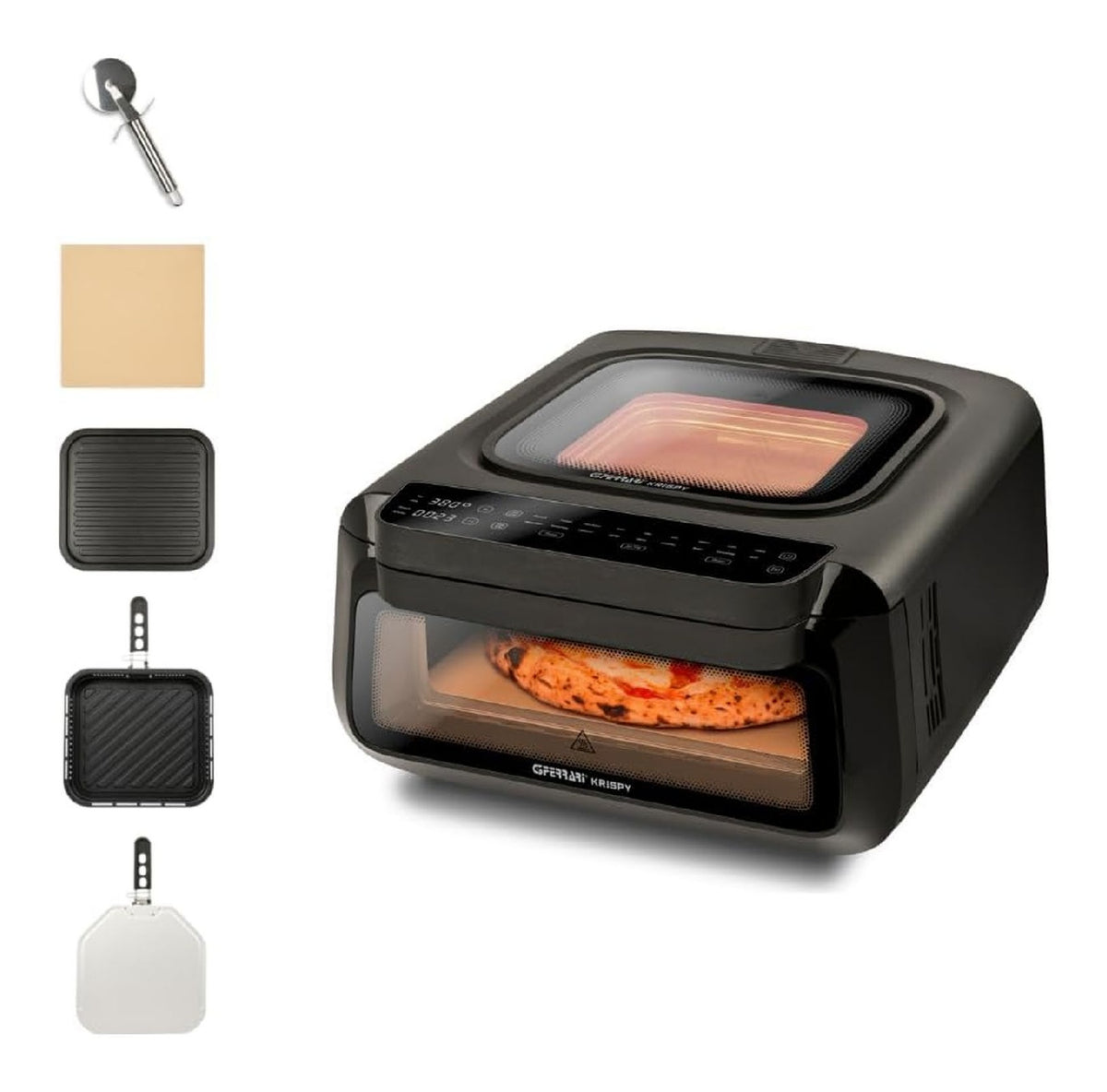 Forno pizza elettrico con distribuzione omogenea del calore 2100 w