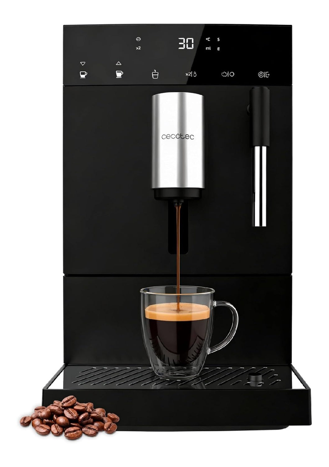 Versatile caffettiera automatica con capacit¨¤ generosa per preparare porzioni abbondanti