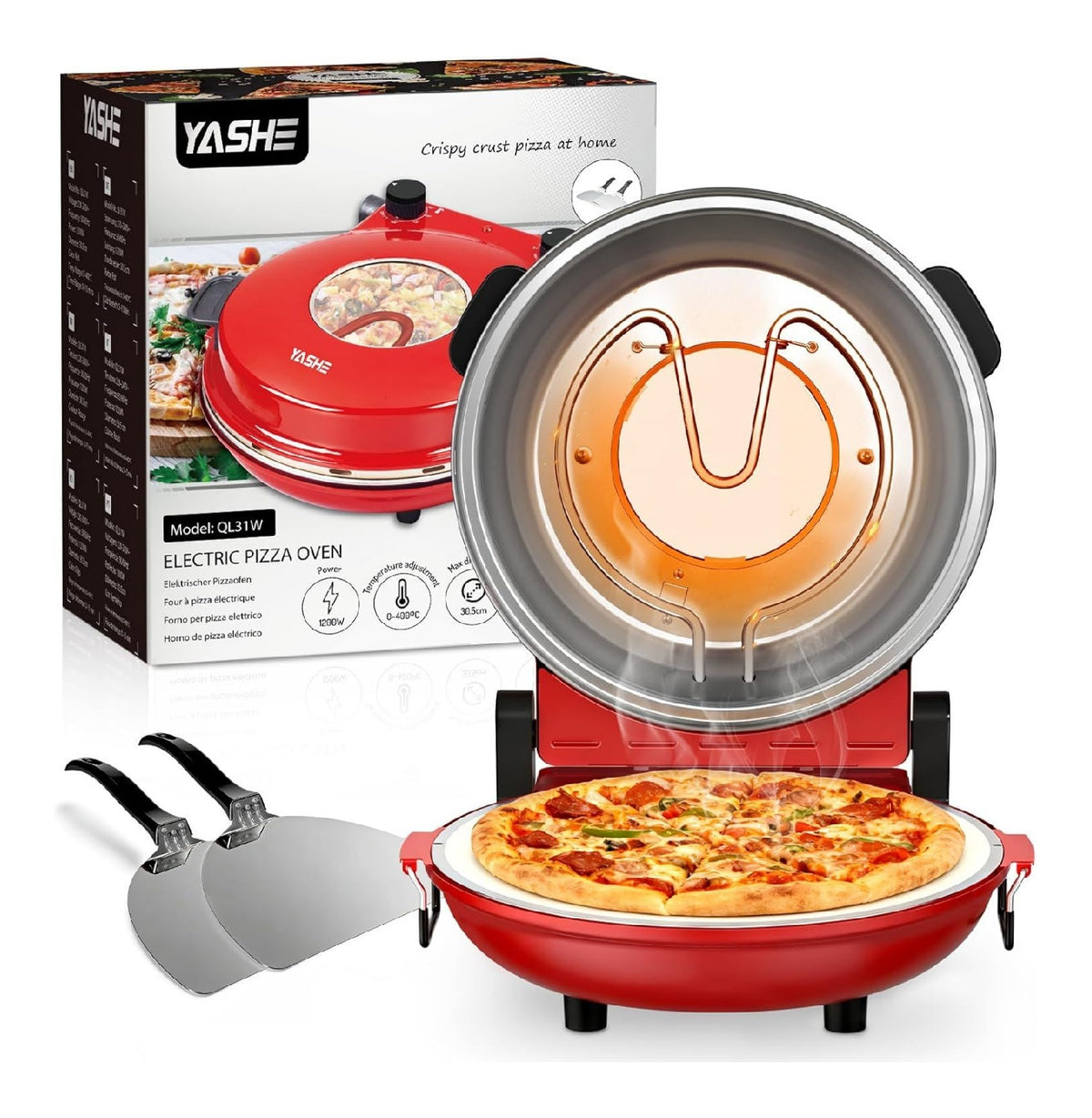 Cuocipizza elettrico per piccoli spazi ma grandi prestazioni