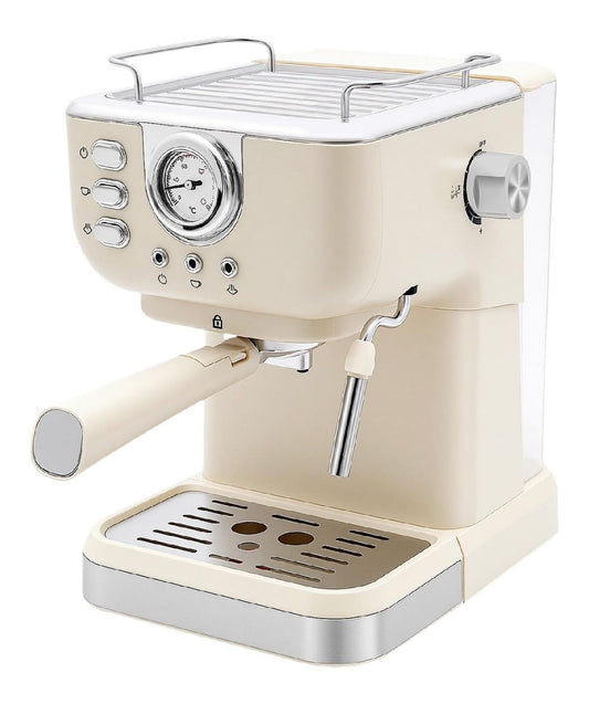 Macchina caff¨¨ espresso combinata con capacit¨¤ 1 litri e potenza 1050 watt e funzione vapore