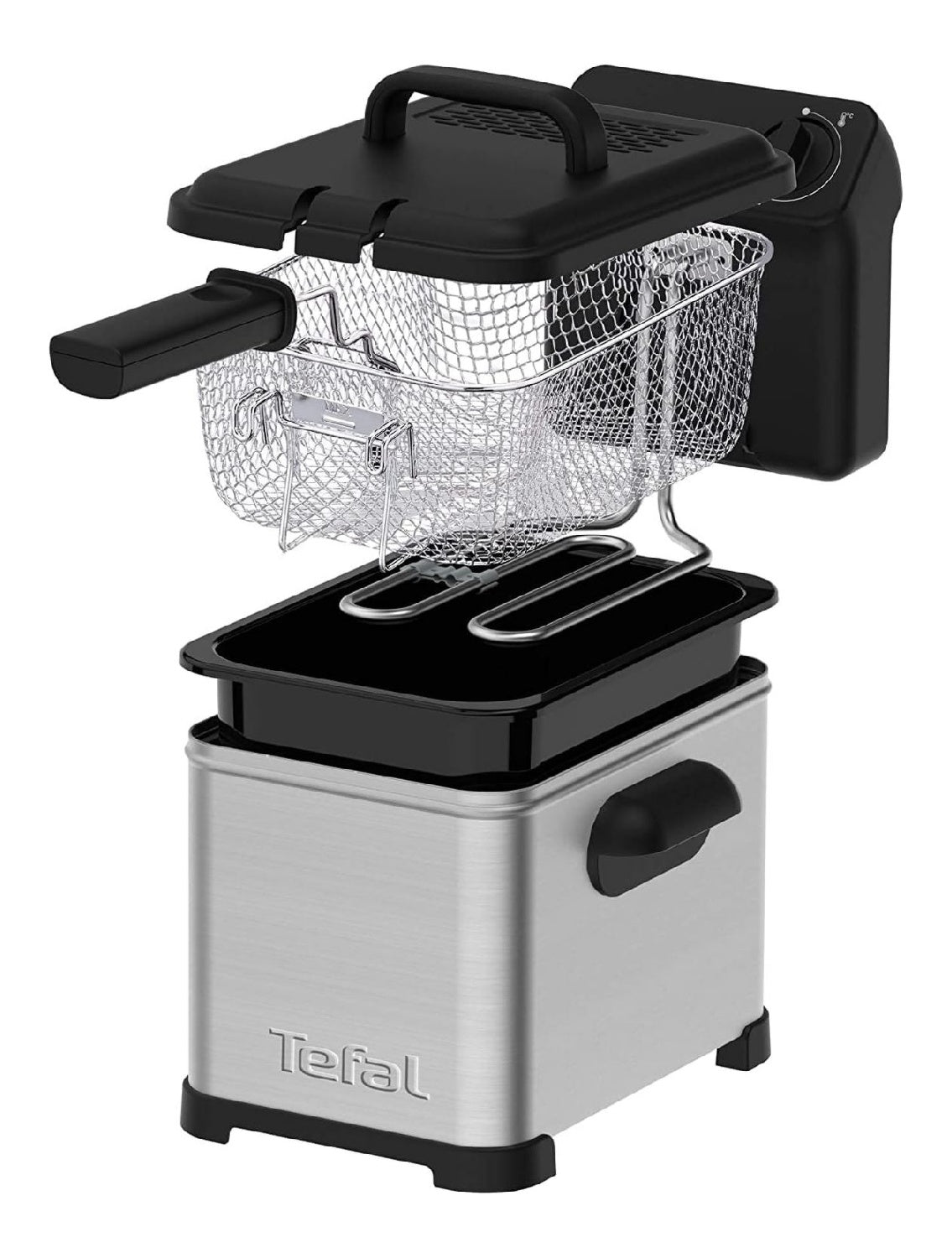 Friggitrice elettrica con capacit¨¤ 4 litri e potenza 3000 watt e smontabile