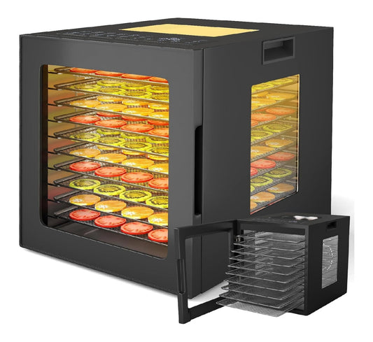 Timer disidratatore per alimenti in acciaio inox
