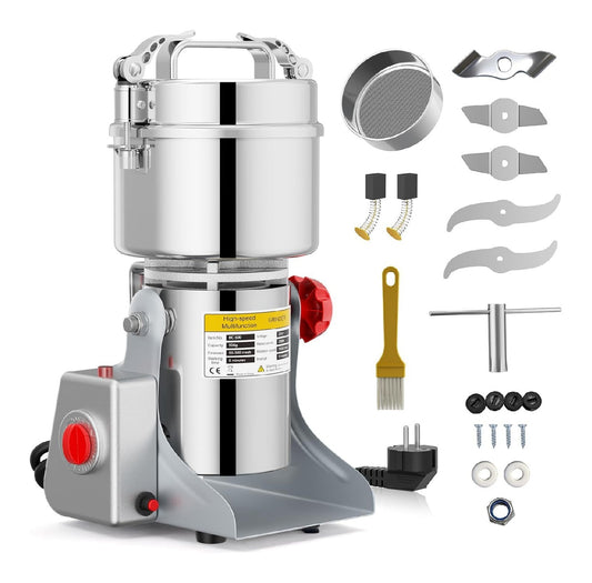 Portatile macinino elettrico in acciaio inox
