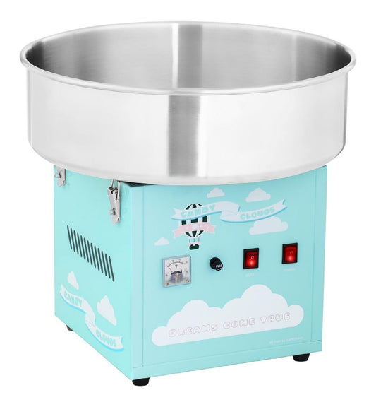 Cestello rotante macchina per zucchero filato in acciaio inox color acciaio inox turchese
