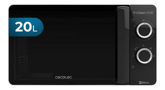 Timer forno a microonde color nero