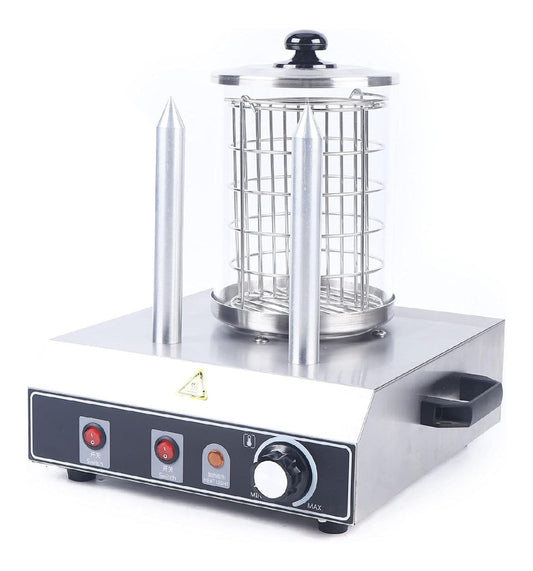Funzione vapore roller per hot dog in acciaio inox