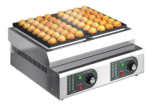 Grill macchina per takoyaki in acciaio inossidabile color acciaio inox alluminio