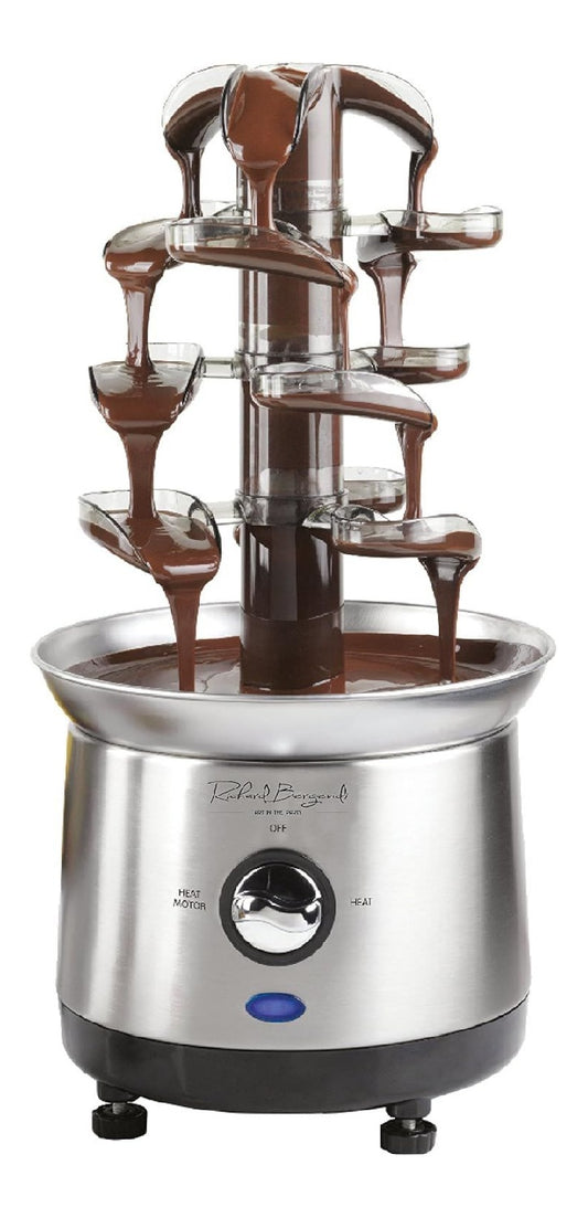 Addio ai cavi aggrovigliati con fontana di cioccolato
