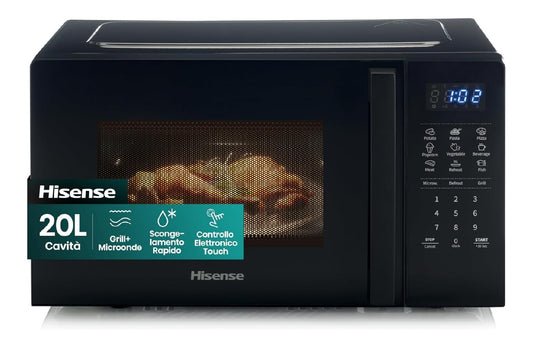 Forno a microonde con grill per massima sicurezza